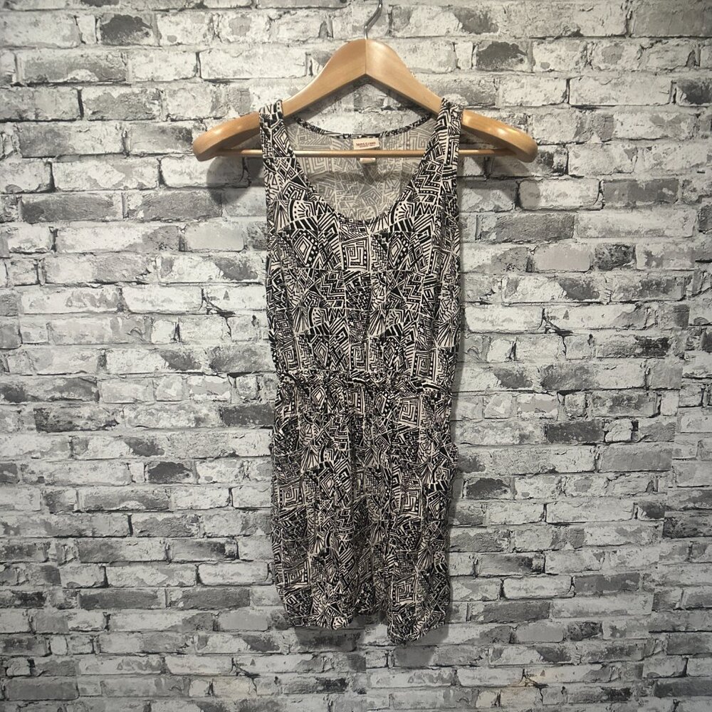 EUC Mossimo Supply Co Black & White Pattern Dress Size XS